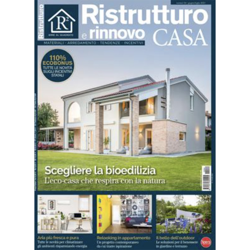 cover ristrutturorinnovocasa press editor rome yellow
